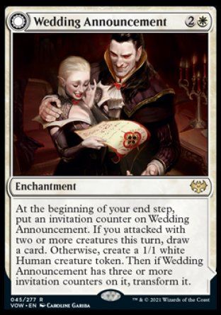 Wedding Announcement (Innistrad: Crimson Vow) Trading Card