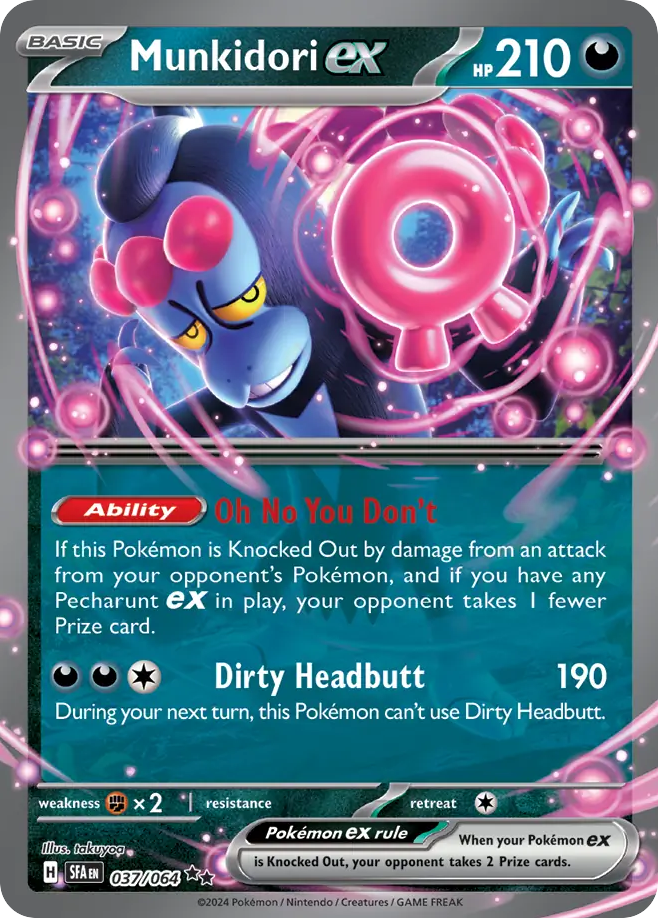 Munkidori ex (37/64) - Shrouded Fable Pokémon Card