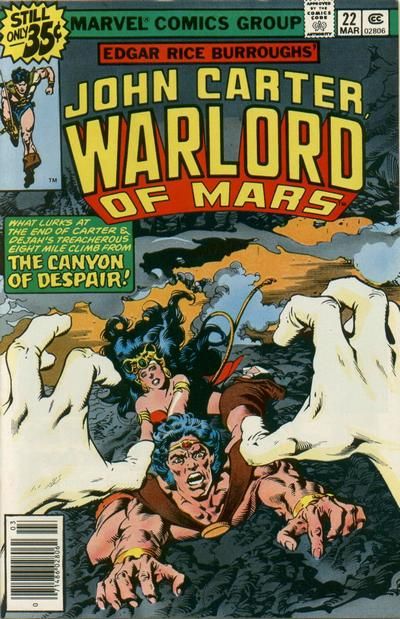 John Carter Warlord of Mars #22 Comic