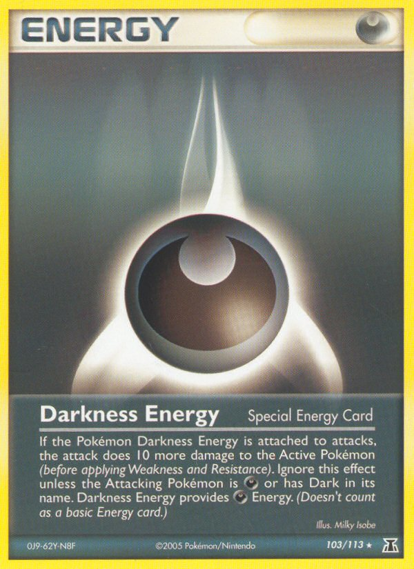 Darkness Energy (103/113) - Delta Species Pokémon Card