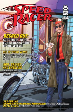Speed Racer #4 (Cvr C 10 Copy Chris Batista Car Magazine Homage Unlock Variant)