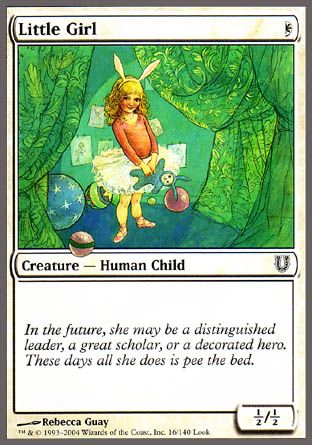 Little Girl (Unhinged) Trading Card