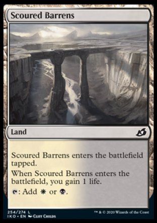 Scoured Barrens (Ikoria Lair of Behemoths) Trading Card