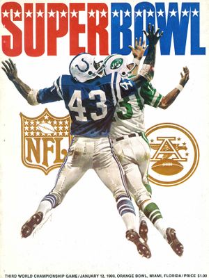 Super Bowl III Game Program #3