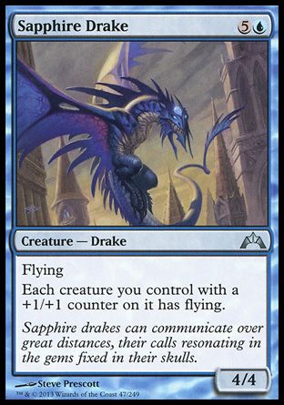 Sapphire Drake (Gatecrash) Trading Card