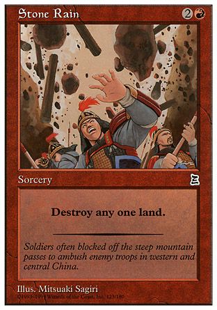 Stone Rain (Portal Three Kingdoms) Trading Card