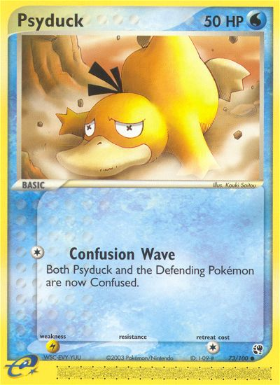 Psyduck (73/100) - Sandstorm Pokémon Card