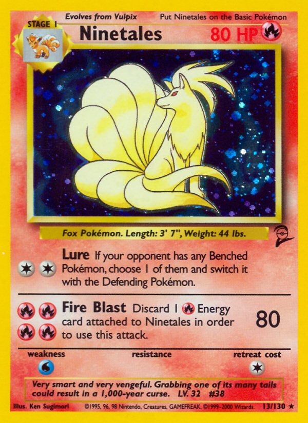 Ninetales (13/130) - Base Set 2 Pokémon Card