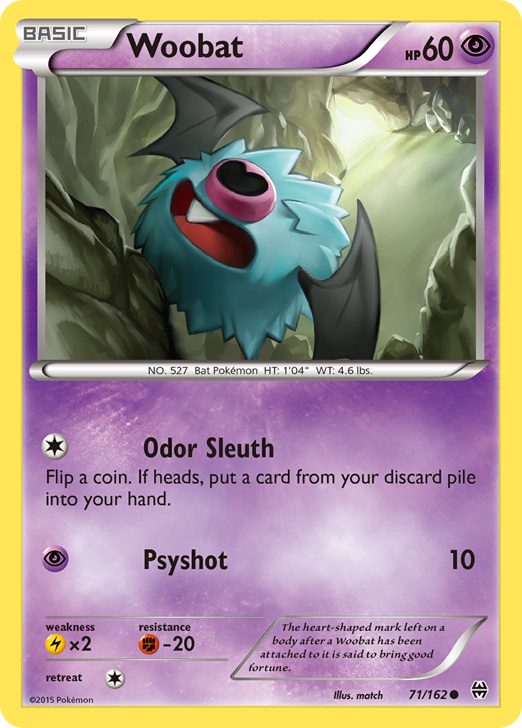 Woobat (71/162) - BREAKthrough Pokémon Card