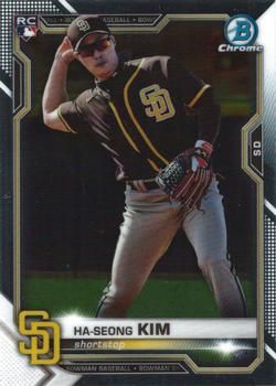 Ha-Seong Kim 2021 Bowman Chrome Baseball #97 Sports Card