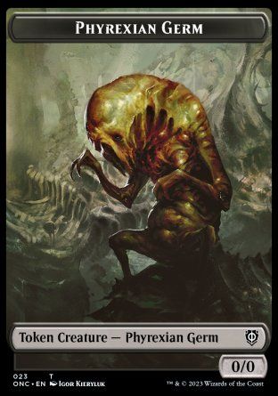 Phyrexian Germ (Phyrexia: All Will Be One Commander Decks) Trading Card