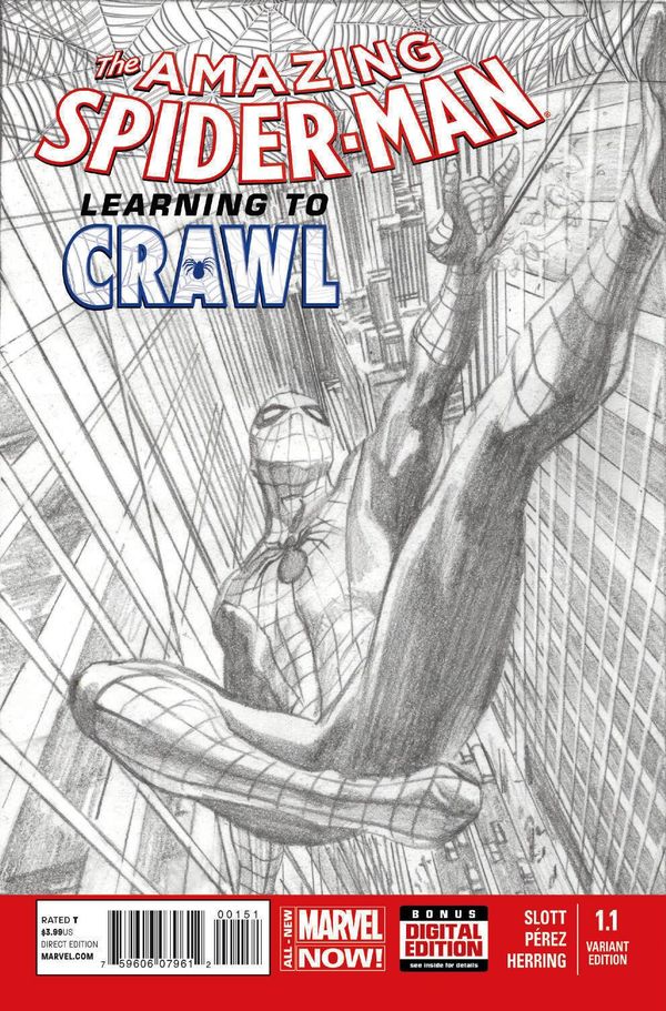 Amazing Spider-man #1.1 (Ross Sketch Var)