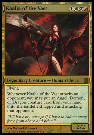 Kaalia of the Vast (Commander's Arsenal) Trading Card