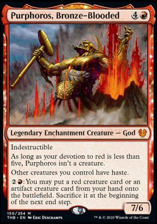 Purphoros, Bronze-Blooded (Theros Beyond Death) Trading Card