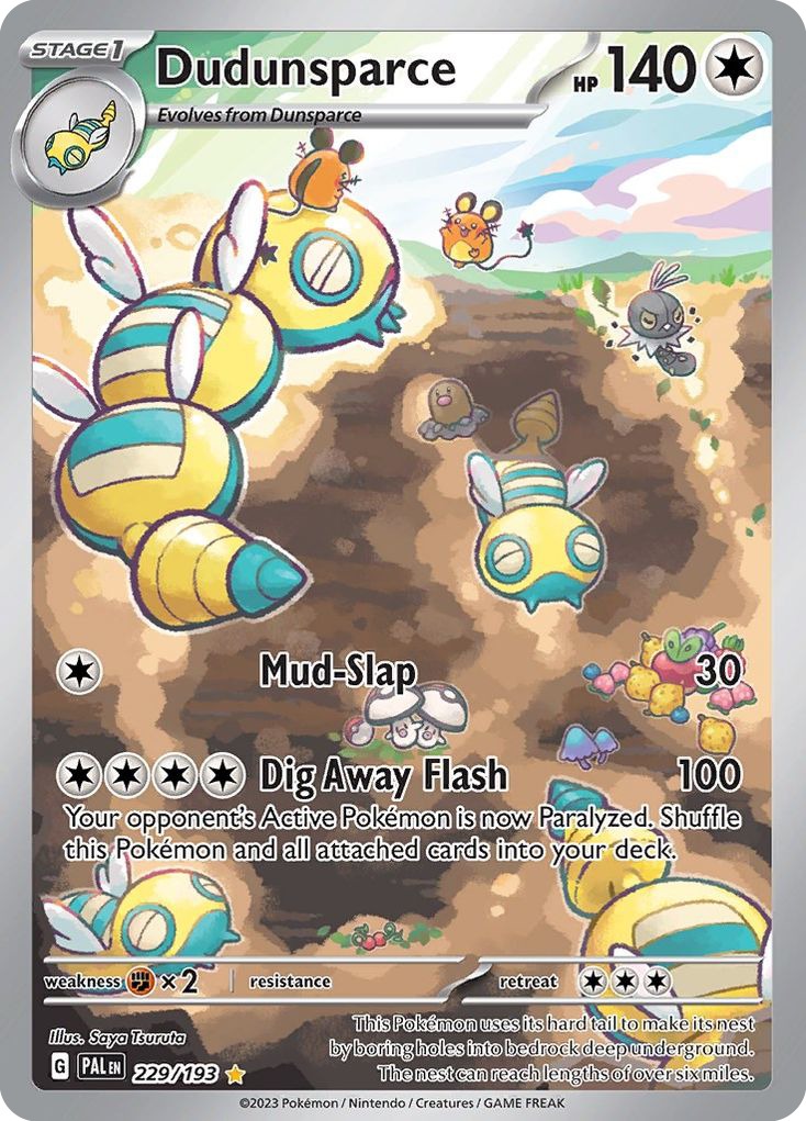 Dudunsparce (229/193) - Paldea Evolved Pokémon Card