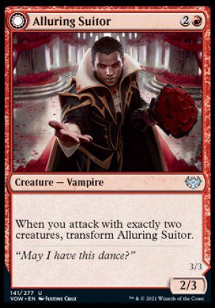 Alluring Suitor (Innistrad: Crimson Vow) Trading Card