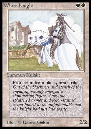 White Knight (Beta) Trading Card