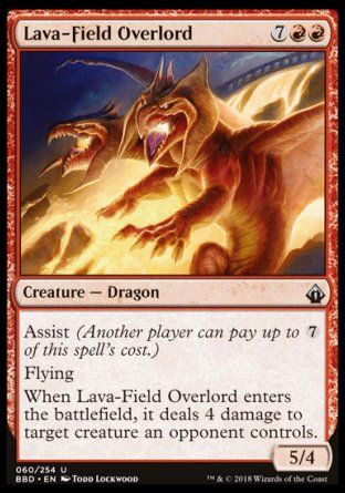 Lava-Field Overlord (Battlebond) Trading Card