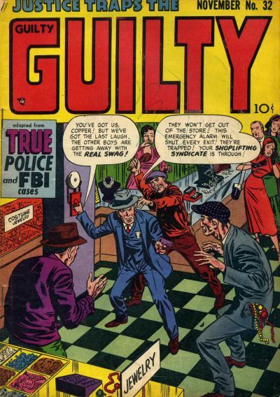 Justice Traps the Guilty #32 Comic