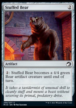 Stuffed Bear (Innistrad: Midnight Hunt) Trading Card