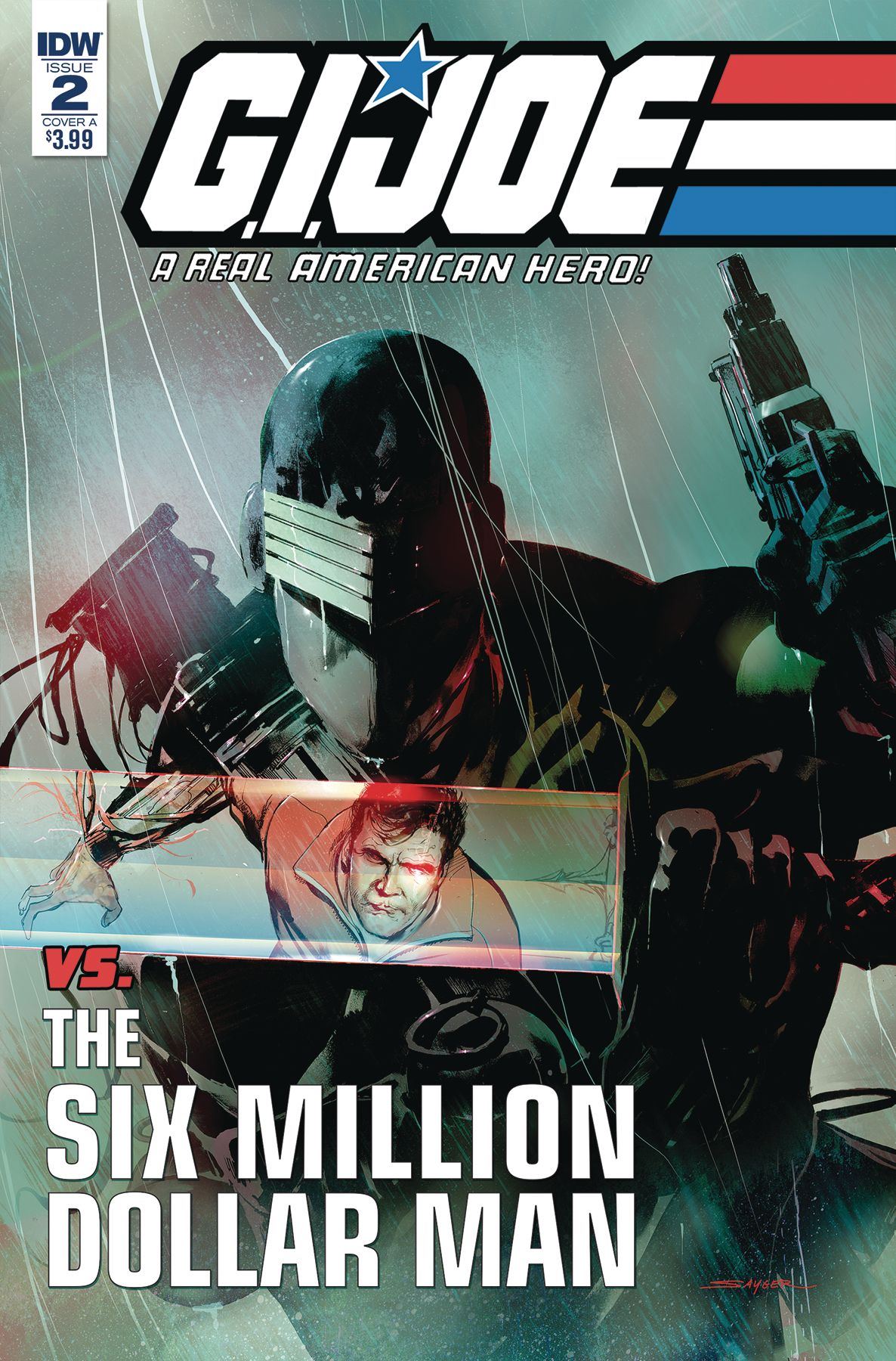G.I. Joe Vs Six Million Dollar Man #2 Comic