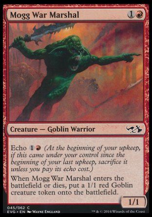 Mogg War Marshal (Duel Decks : Anthology) Trading Card