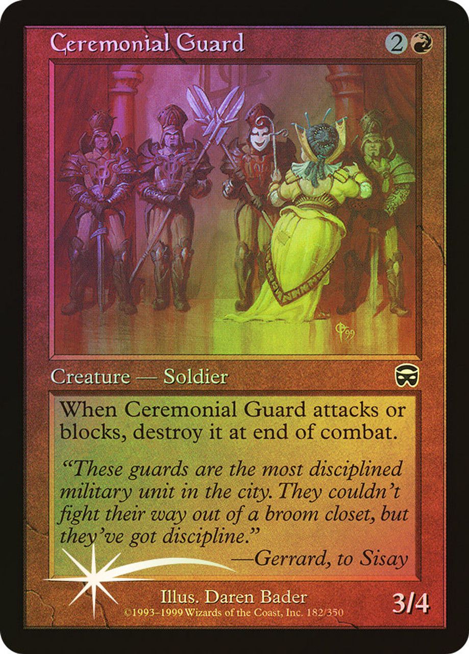 Ceremonial Guard (Mercadian Masques - Foil) Trading Card