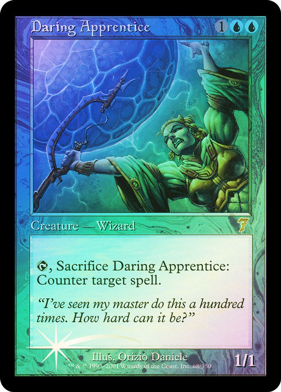 Daring Apprentice (7th Edition - Foil) Trading Card