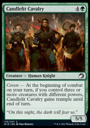 Candlelit Cavalry (Innistrad: Midnight Hunt) Trading Card