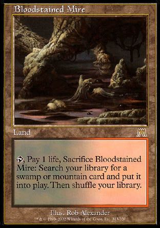 Bloodstained Mire (Onslaught) Trading Card