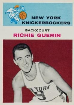 Richie Guerin 1961 Fleer #17 Sports Card
