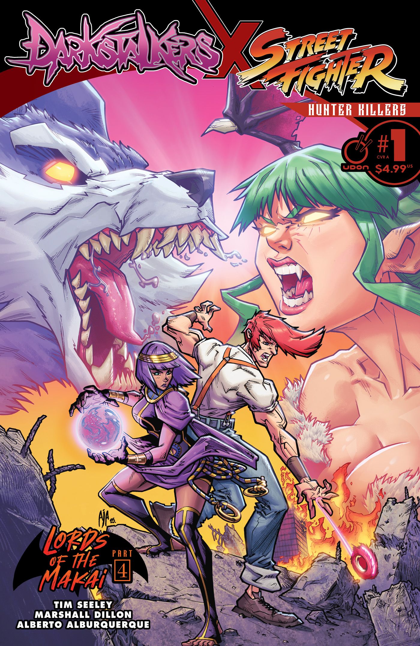Darkstalkers X Street Fighter Hunter Killers #1 Comic