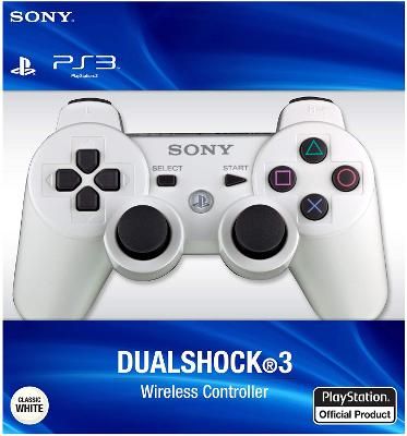 Sony DualShock 3 Sixaxis Controller [White]