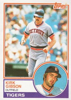 1982 Topps Blog: Card #105: Kirk Gibson