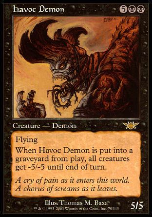 Havoc Demon (Legions) Trading Card