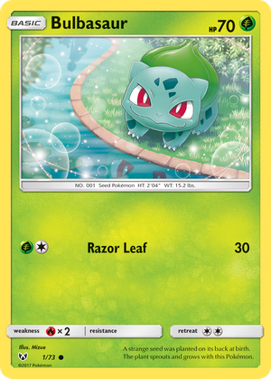 Bulbasaur (1/73) - Shining Legends (Reverse Holo)