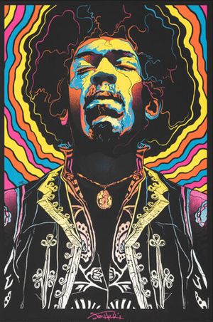 Jimi Hendrix Voodoo Child Screen Print 2015
