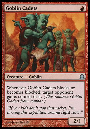 Goblin Cadets (MTG Commander) Trading Card