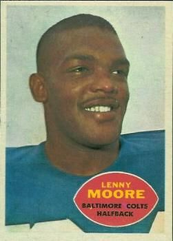Lenny Moore 1960 Topps #3 Sports Card