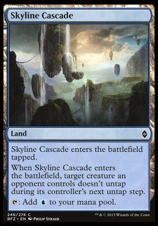 Skyline Cascade (Battle for Zendikar) Trading Card