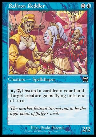 Balloon Peddler (Mercadian Masques) Trading Card