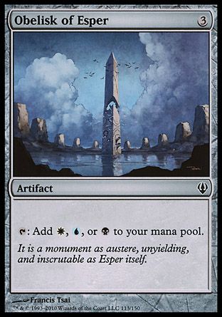 Obelisk of Esper (Archenemy - decks) Trading Card