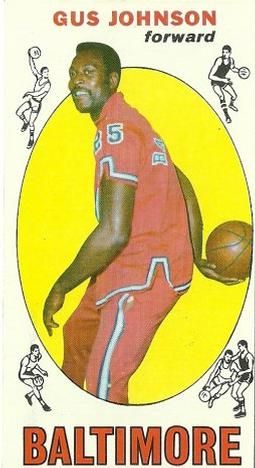 Gus Johnson 1969-70 Topps Basketball #12 Sports Card