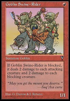 Goblin Swine-Rider (Visions)