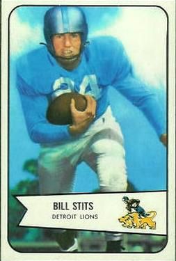 Bill Stits 1954 Bowman #5 Sports Card