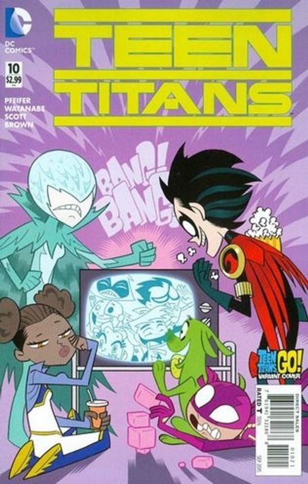Teen Titans #10 (Teen Titans Go Variant Cover)