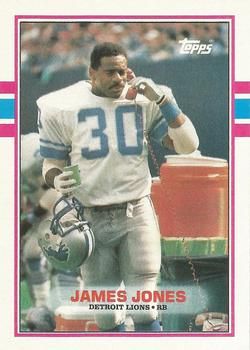 James Jones 1989 Topps #366 Sports Card