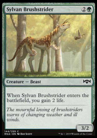 Sylvan Brushstrider (Ravnica Allegiance) Trading Card