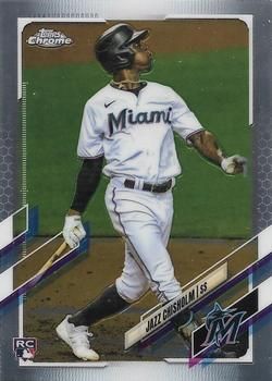 Jazz Chisholm 2021 Topps Chrome Baseball #144 Sports Card