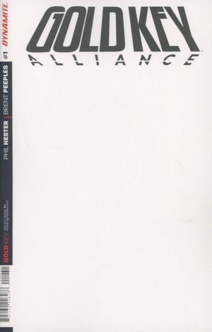 Gold Key Alliance #1 (Cover C Blank Authentix)